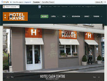 Tablet Screenshot of caen-hotel.fr